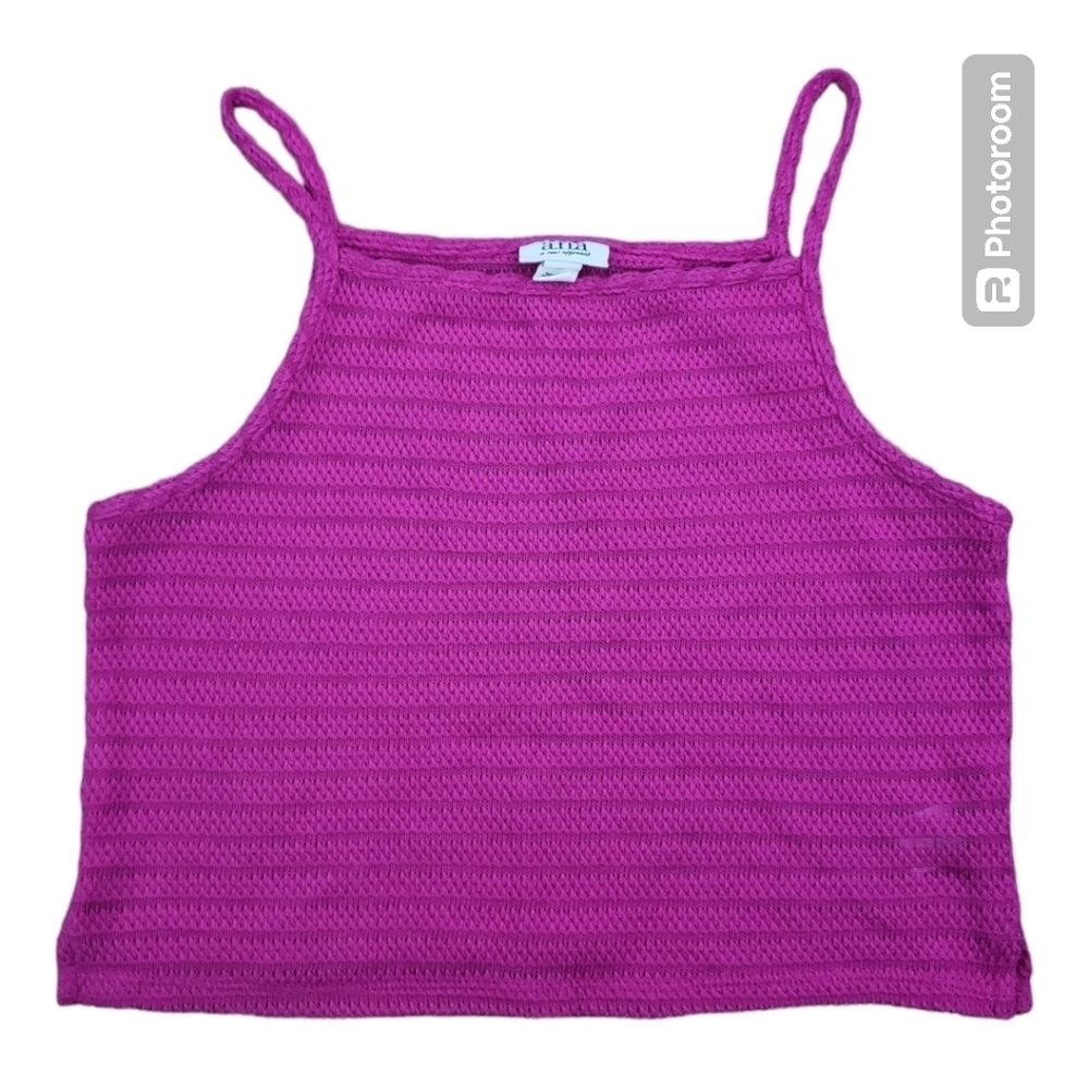 💕A.N.A knit‎ cropped tank top
